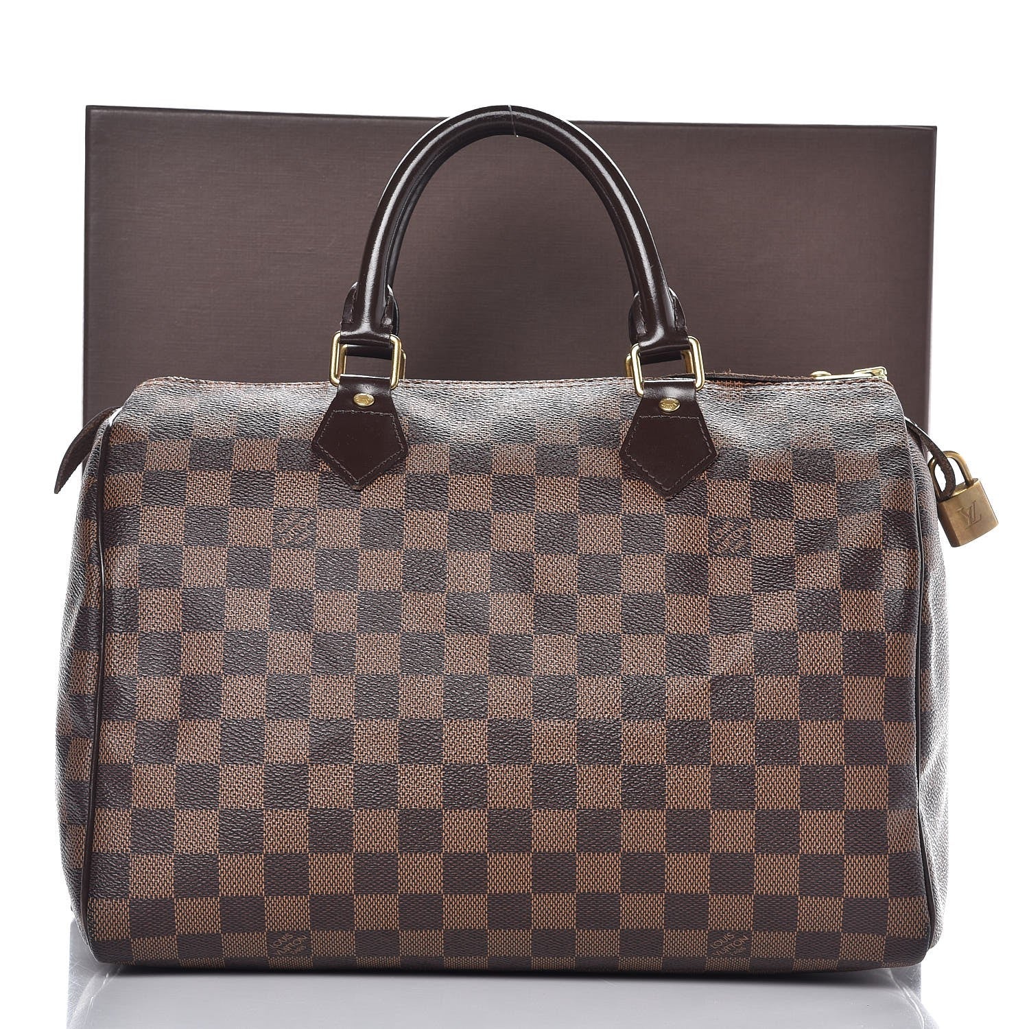 Louis Vuitton Damier Ebene Speedy 30 15 of 15
