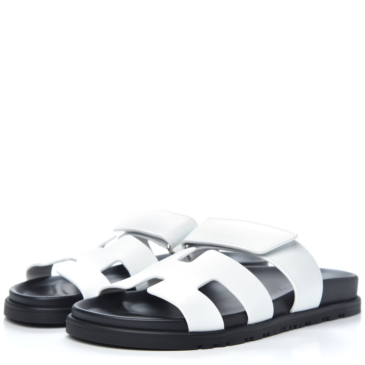 Calfskin Womens Chypre Sandals 38 White