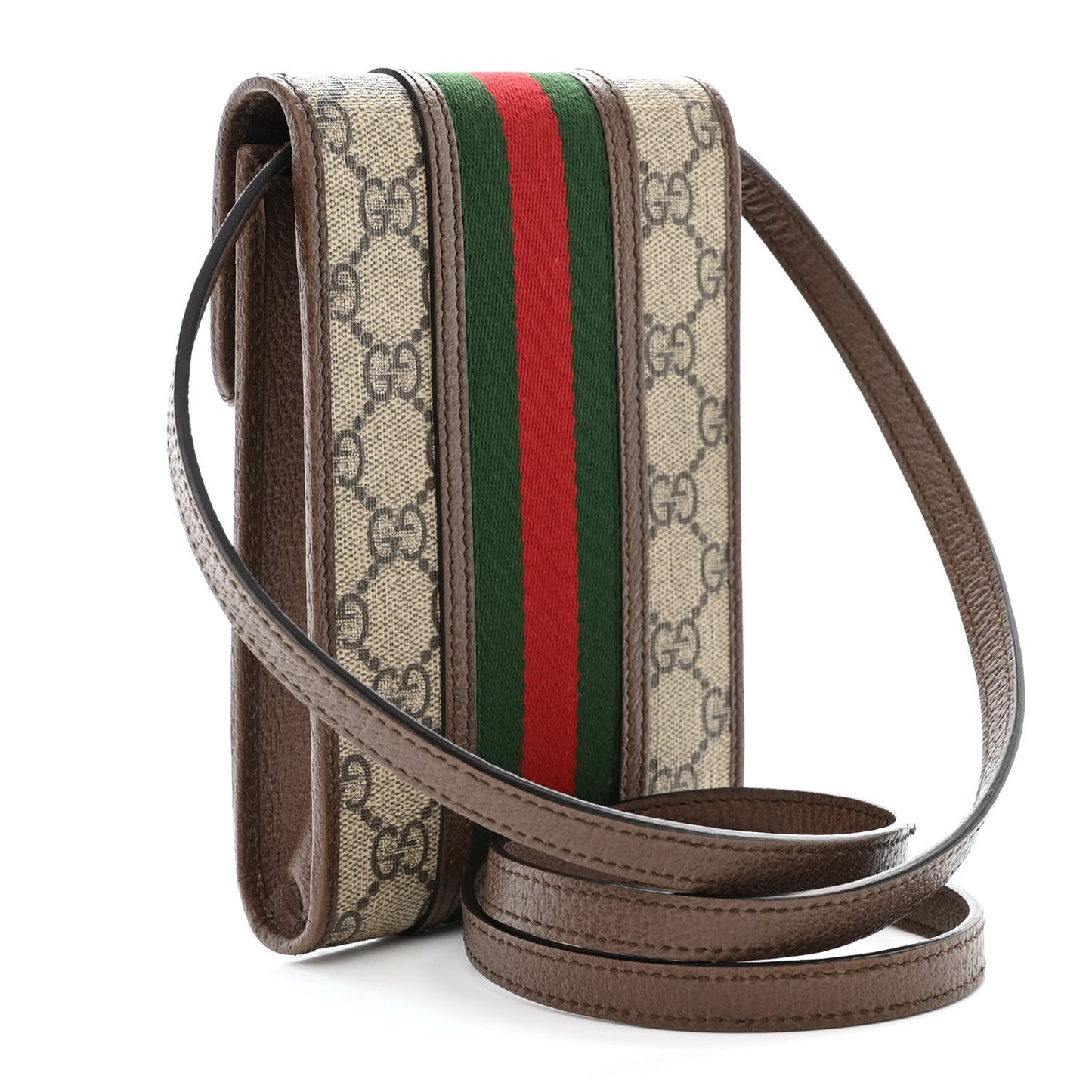 GG Supreme Monogram Web Mini Ophidia Crossbody Bag Beige New Acero