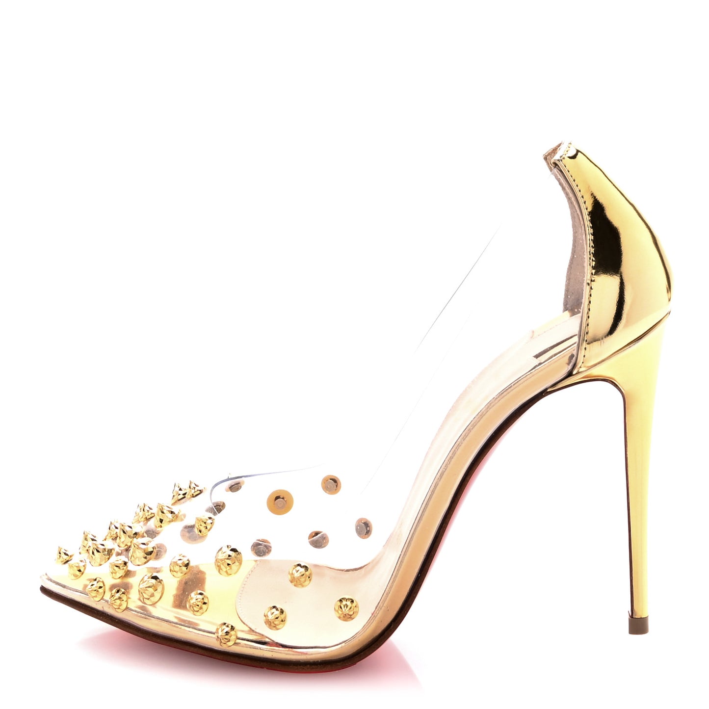 PVC Patent Collaclou 100 Pumps 35 Gold