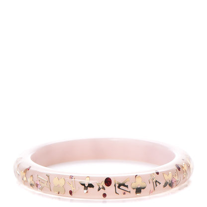 Louis Vuitton Resin Swarovski Medium Inclusion Bracelet PM Parme 1 of 3
