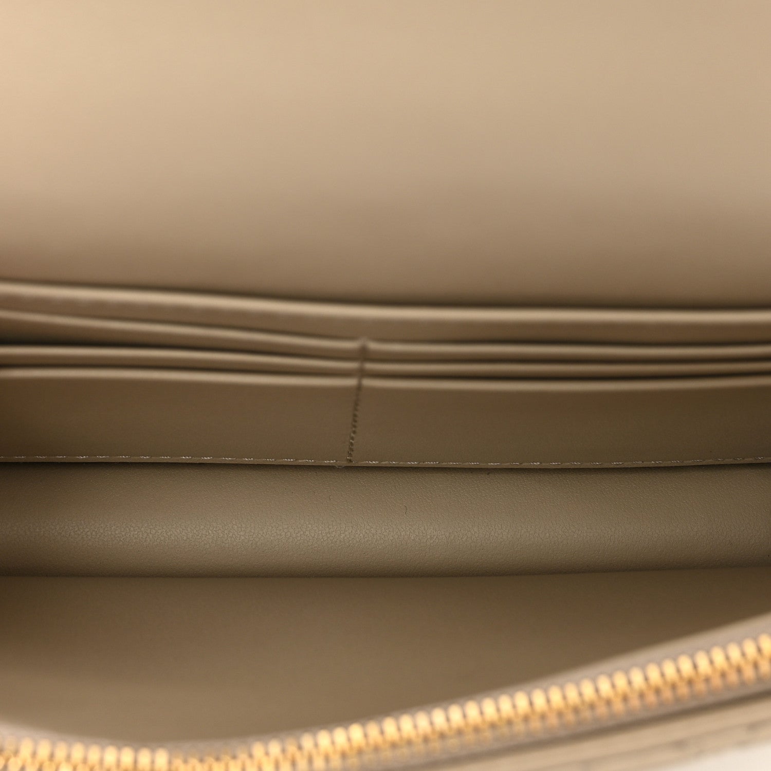 Christian Dior Supple Calfskin Caro Pouch with Chain Sand 6 of 12