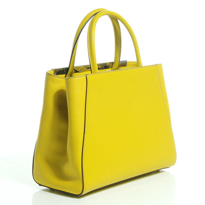 Fendi Vitello Elite Petite 2Jours Tote Cedro 3 of 10
