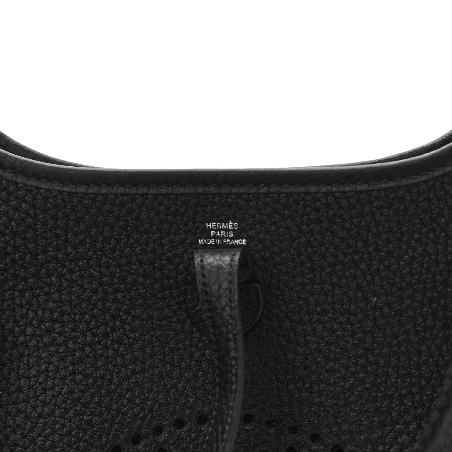 Hermes Taurillon Clemence Evelyne TPM Black 6 of 11