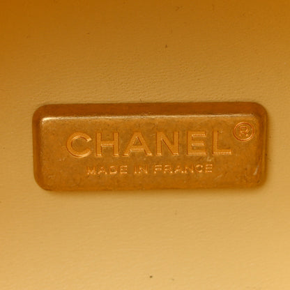 Chanel Lambskin Quilted CC Bubble Vanity Case With Chain Light Yellow 6 of 12