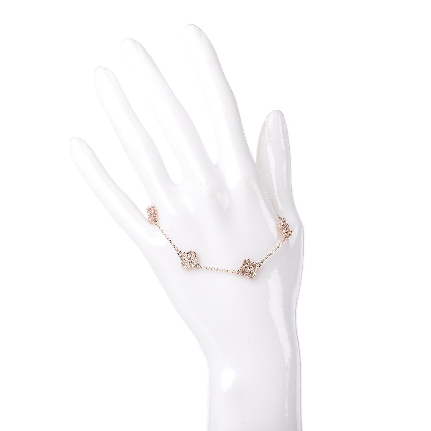18K Rose Gold 6 Motifs Sweet Alhambra Bracelet
