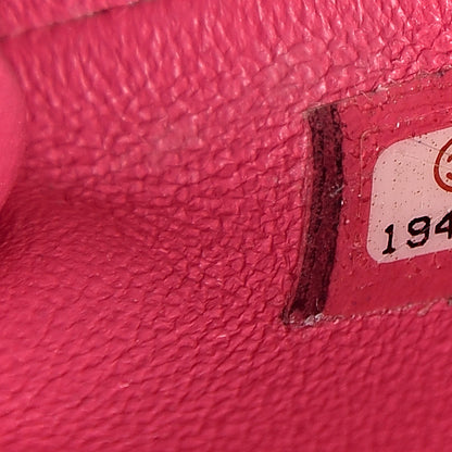Chanel Lambskin Quilted Clutch With Chain Flap Pink 7 of 18