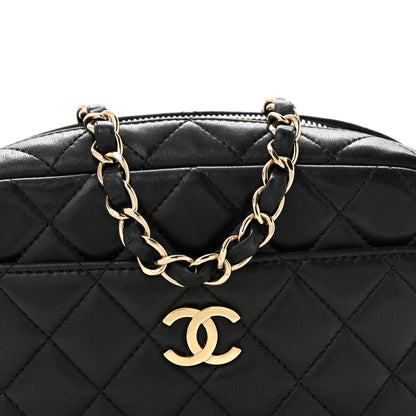Chanel Lambskin Quilted Small Timeless Camera Case Black 8 of 13