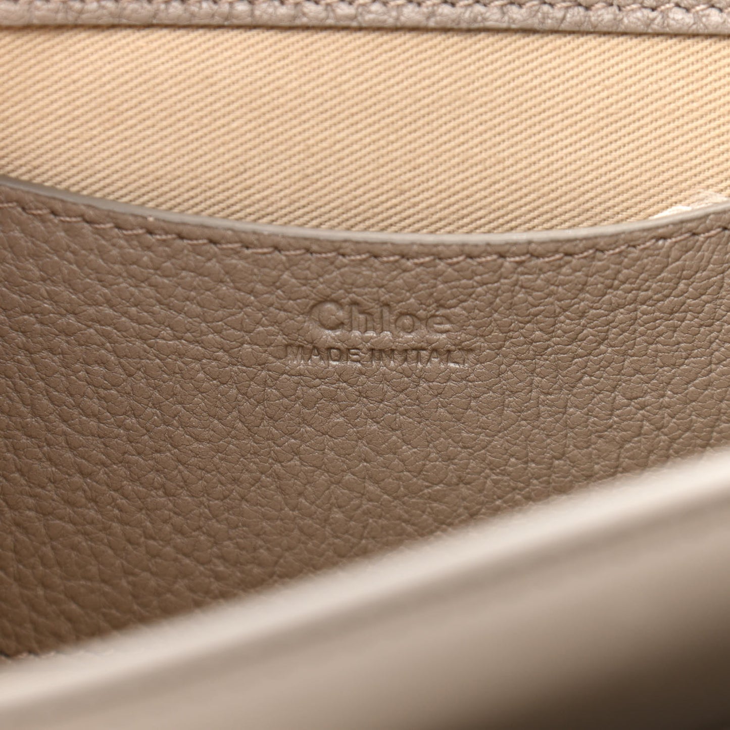 Calfskin Large Tess Bag Motty Grey