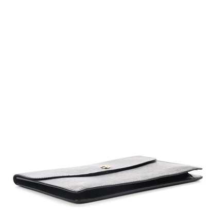 Louis Vuitton Epi Montaigne Clutch MM Black 3 of 9