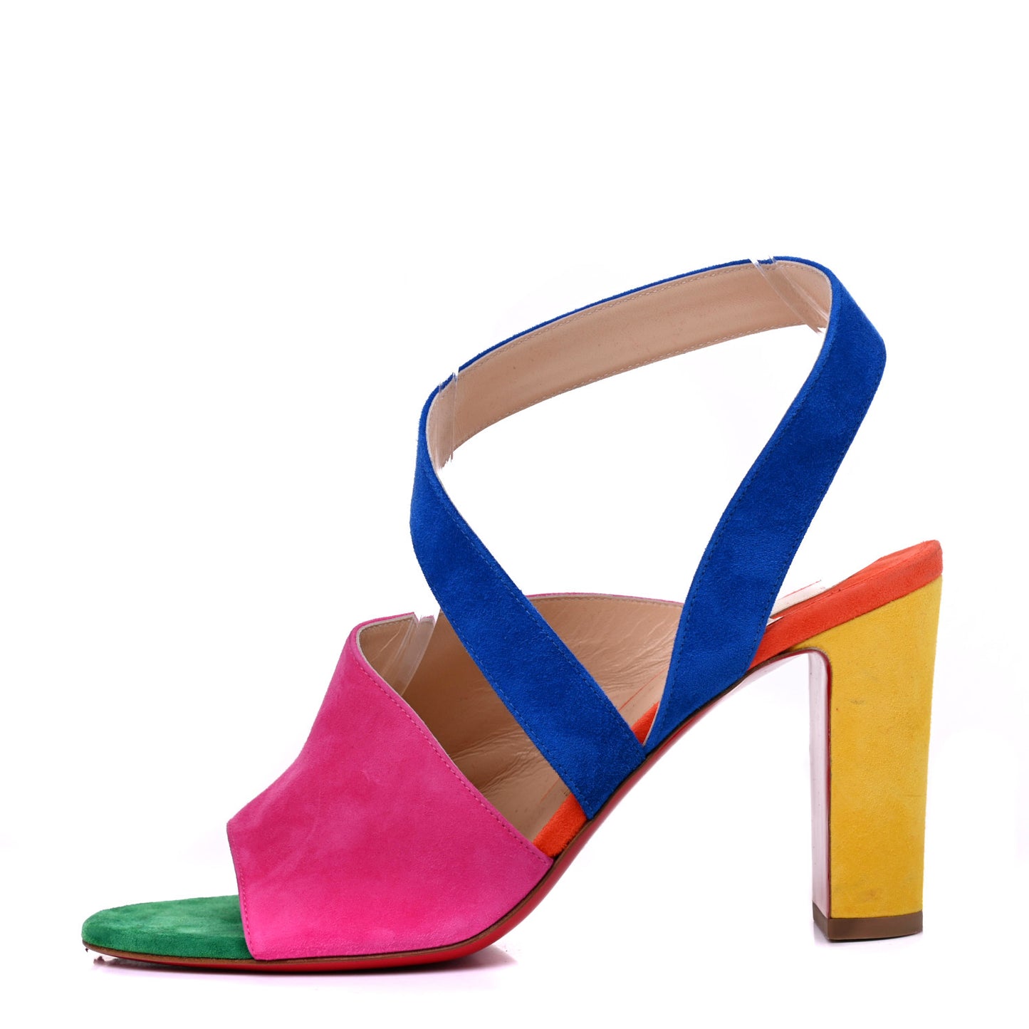 Veau Velours Tablissima Sandal 39.5 Multicolor