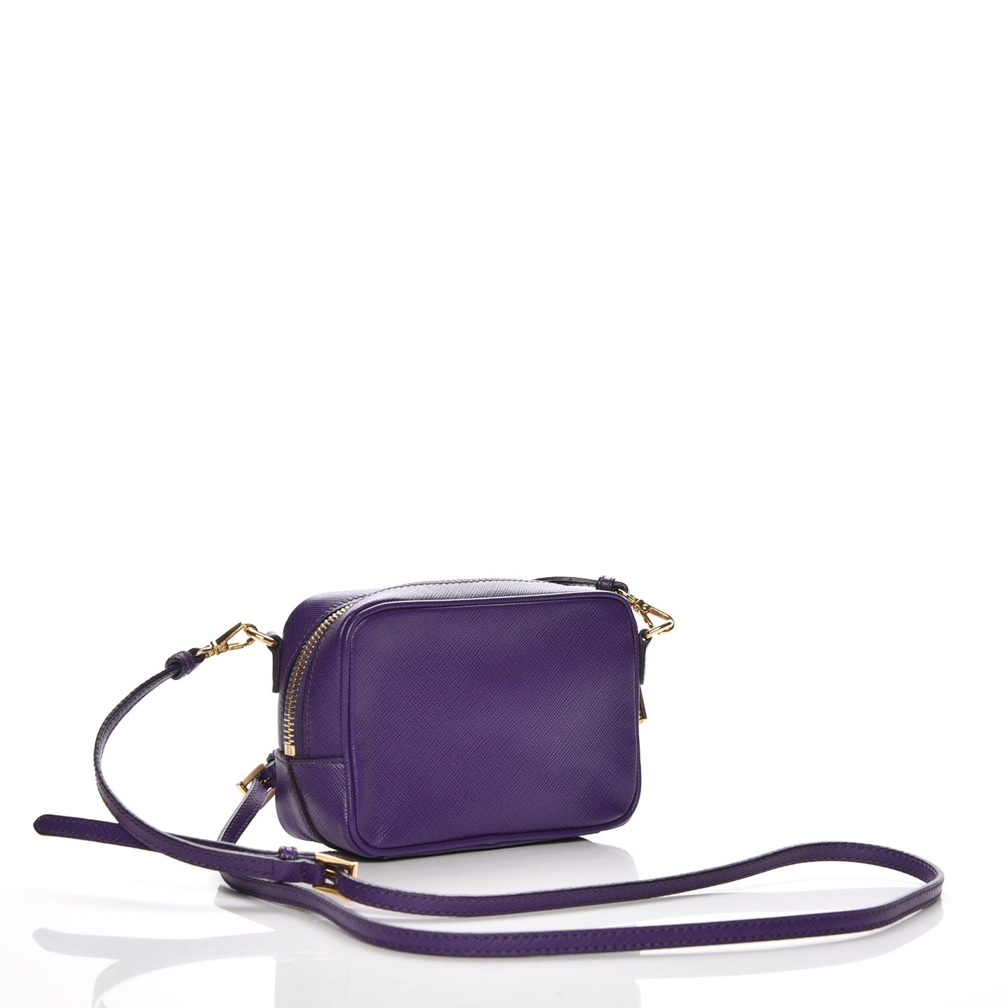 Saffiano Mini Camera Crossbody Viola