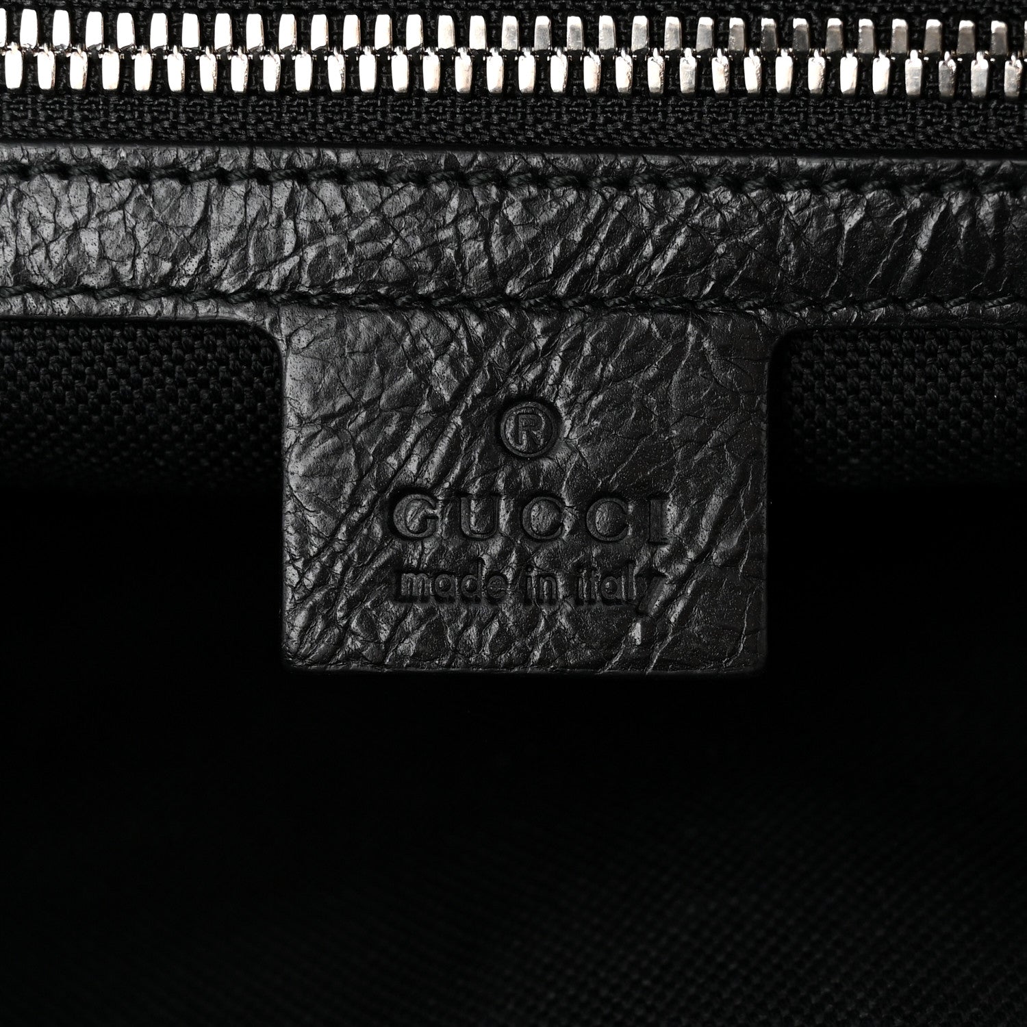 Gucci Fluffy Calfskin Morpheus Shoulder Bag Black 6 of 10