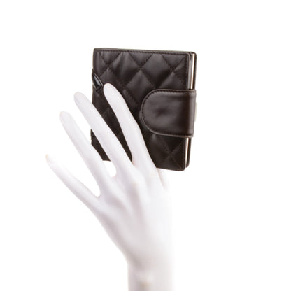 Chanel Calfskin Quilted Cambon Bi-Fold Wallet Brown 2 of 9