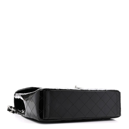 Chanel Patent Calfskin Sparkle Quilted Maxi Single Flap Black 4 of 10