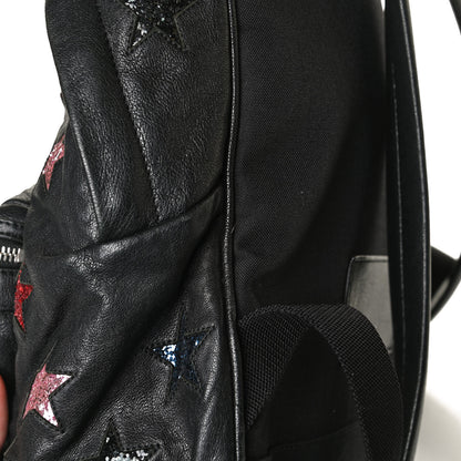 Saint Laurent Lambskin Star Applique Mini City California Backpack Black 24 of 30
