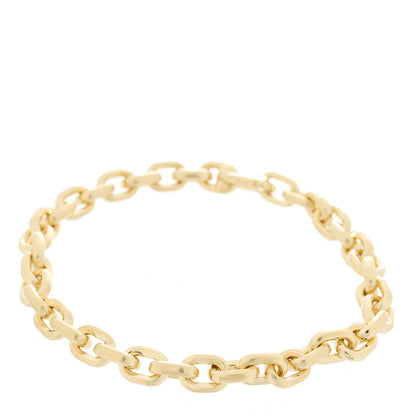 David Yurman 18K Yellow Gold 6.5mm Deco Link Bracelet 1 of 4