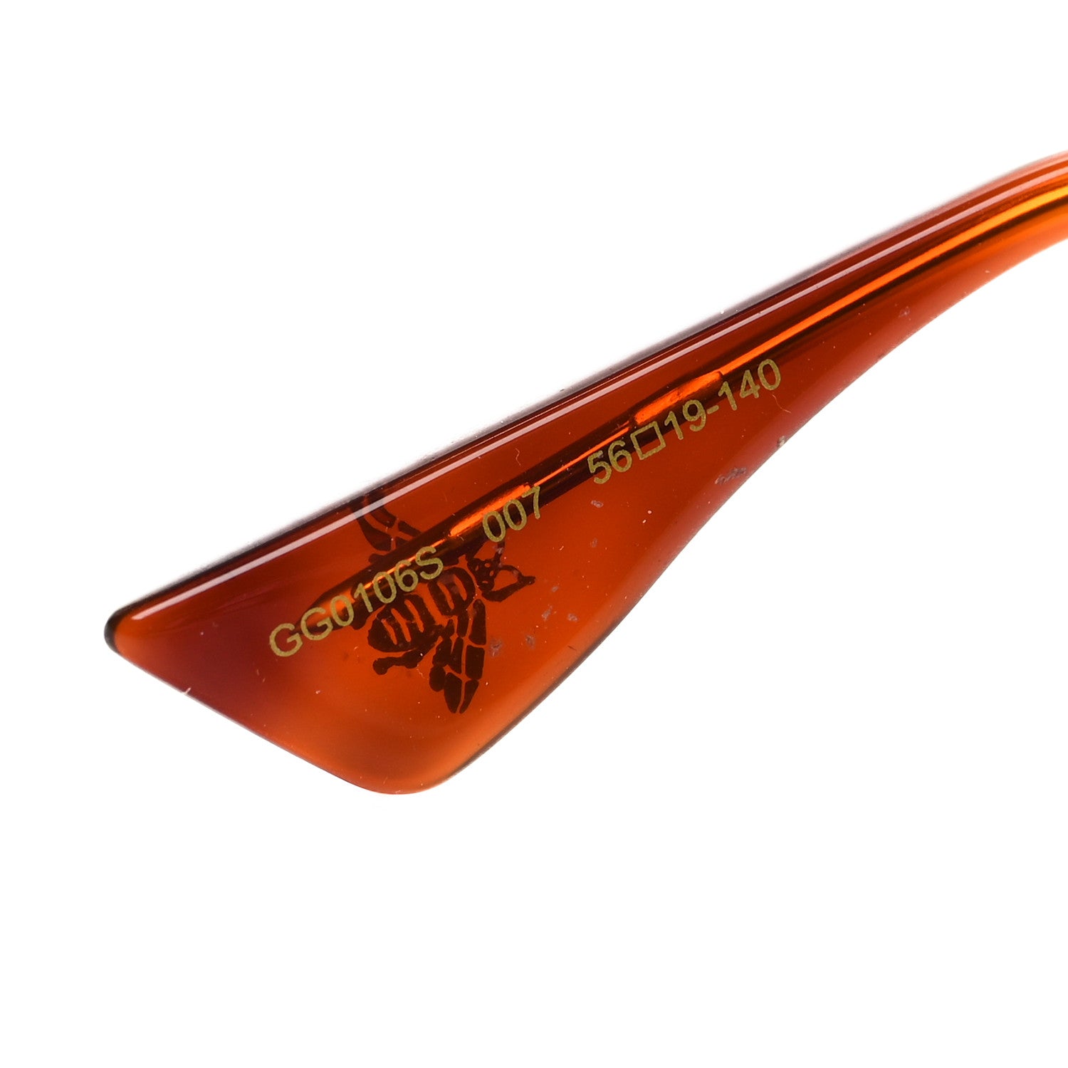 Gucci Square Frame Web GG0106S Sunglasses Tortoise 6 of 8