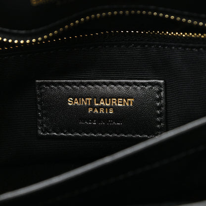 Saint Laurent Tweed Toy Loulou Shoulder Bag Black 7 of 11