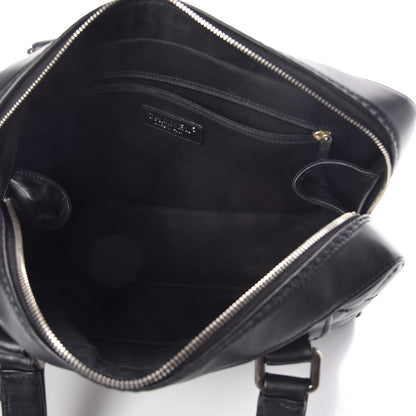 Chanel Calfskin Quilted Top Handle Bag Black 5 of 13