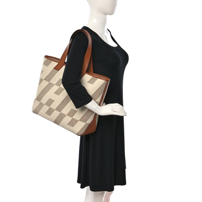 Hermes Swift H Canvas Cabas H En Biais 40 Ecru Naturel Gold 2 of 10