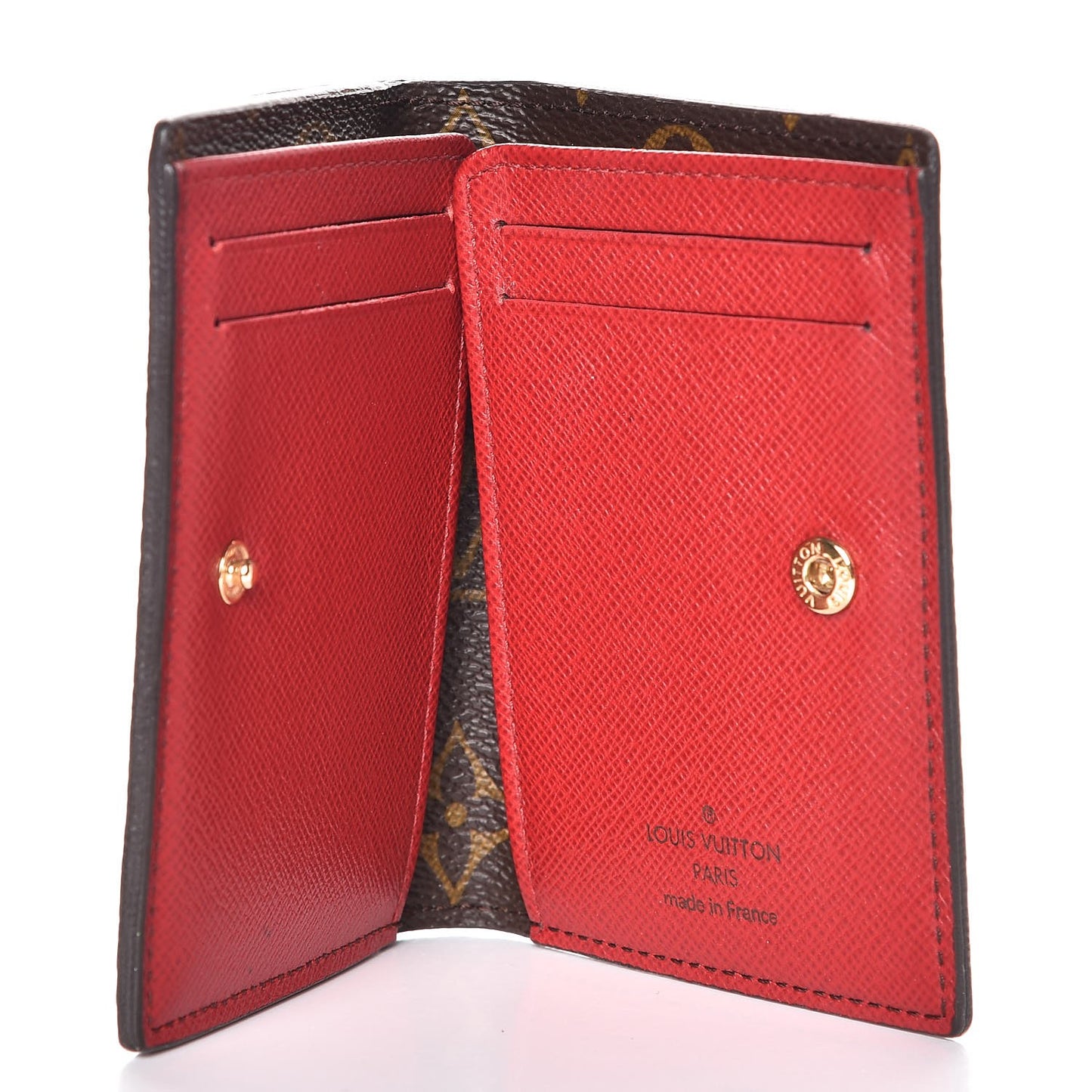 Monogram Compact Marie Wallet Rouge