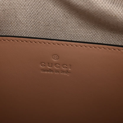Gucci Calfskin GG Matelasse Small Shoulder Bag Pink Sand Natural 6 of 9