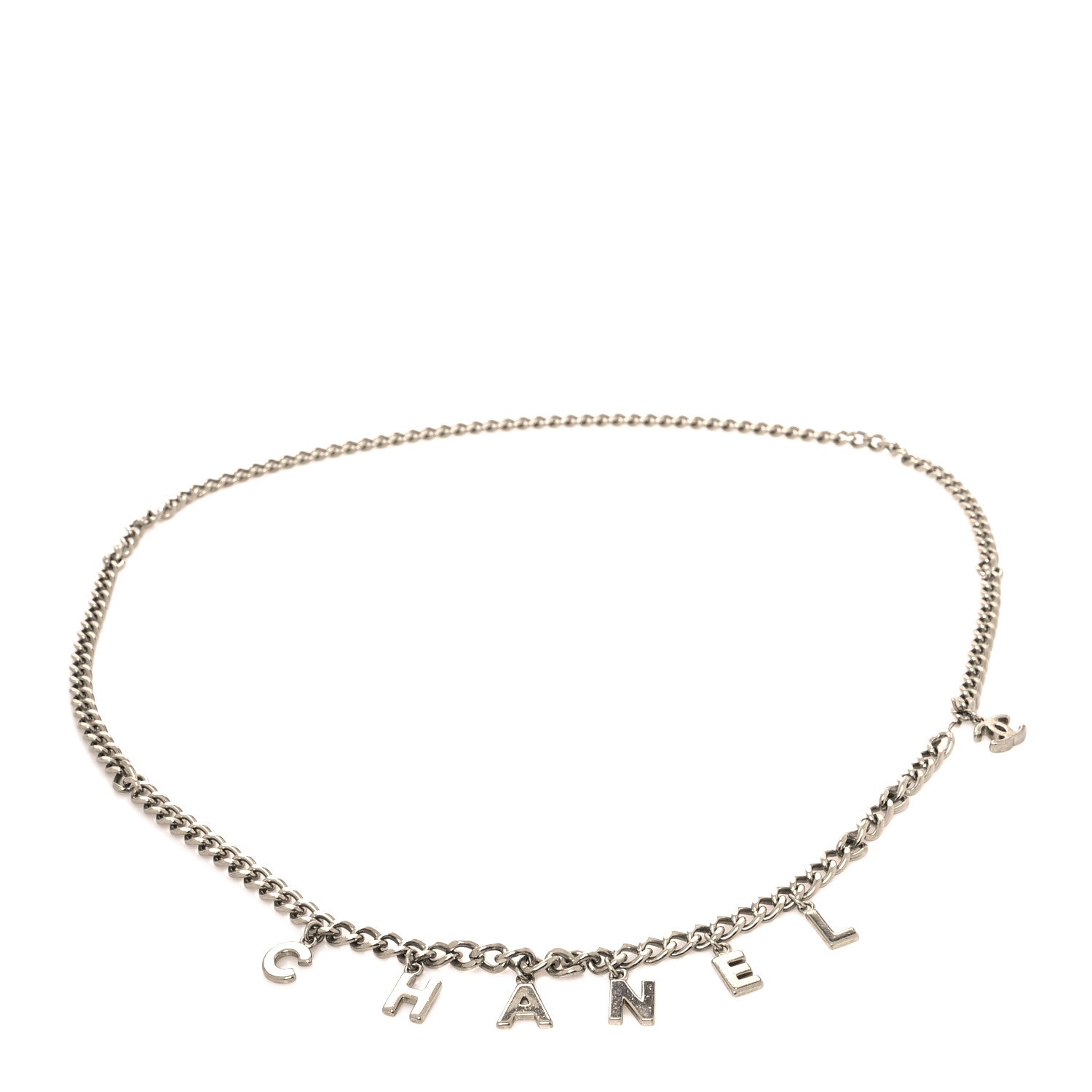 Chanel Metal CC Chain Logo Belt Silver 1 of 3