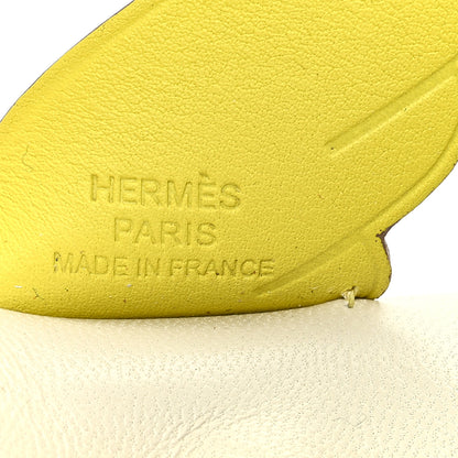 Hermes Milo Lambskin Grigri Rodeo Pegase Horse Bag Charm PM Craie Chai Lime 3 of 5