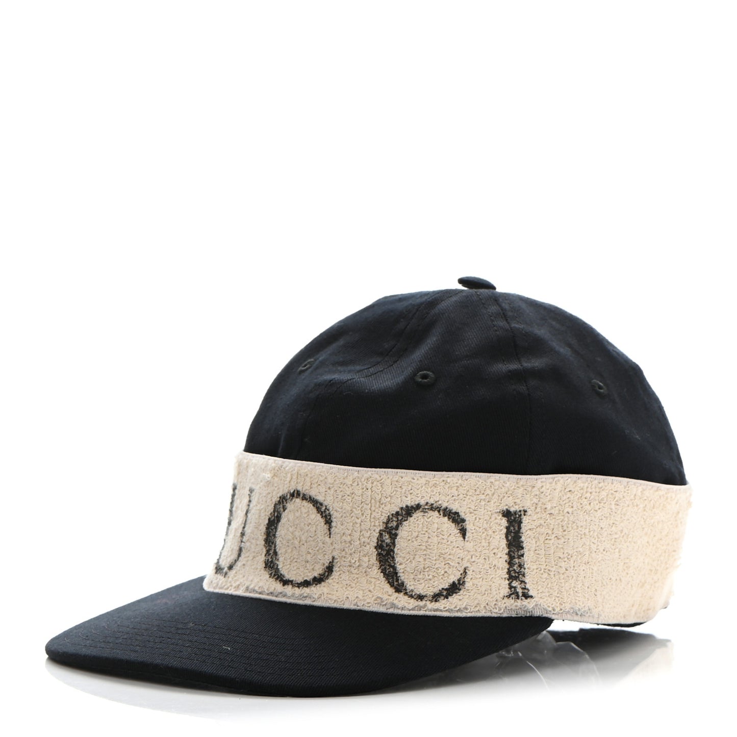 Gabardine Gucci Headband Baseball Hat M Black