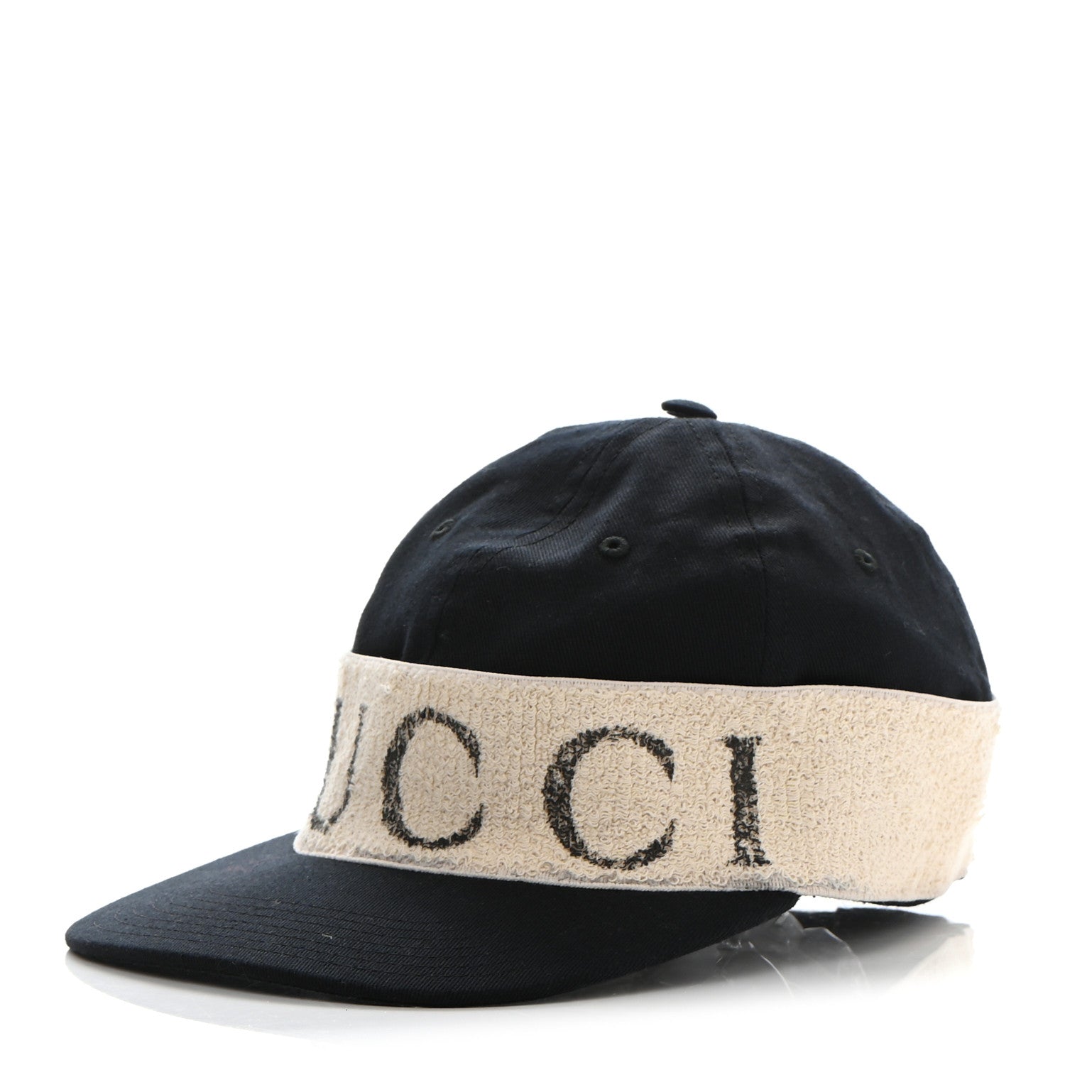 Gucci Gabardine Gucci Headband Baseball Hat M Black 1 of 9