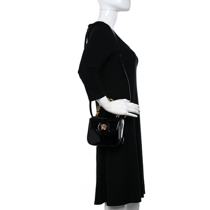 Versace Patent Mini La Medusa Bag Black 2 of 9