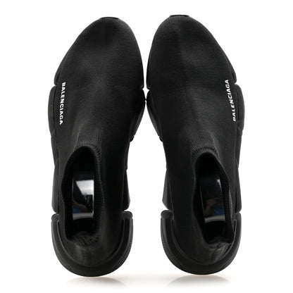 Balenciaga Neoprene Knit Mens Speed Sneakers 41 Black White 2 of 9