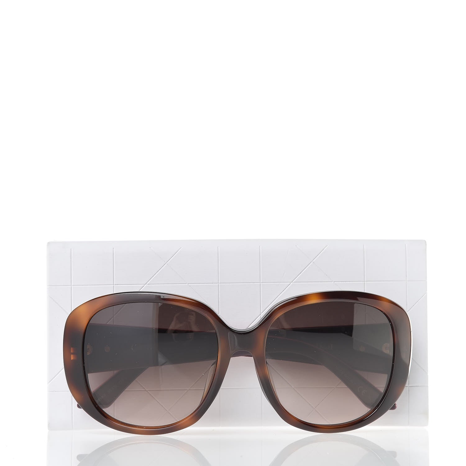 Christian Dior Resin Cannage Lady In Dior 1 Sunglasses Havana Pink 7 of 7