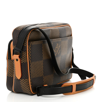 Louis Vuitton x NIGO Giant Damier Ebene Monogram Nil Messenger 3 of 12