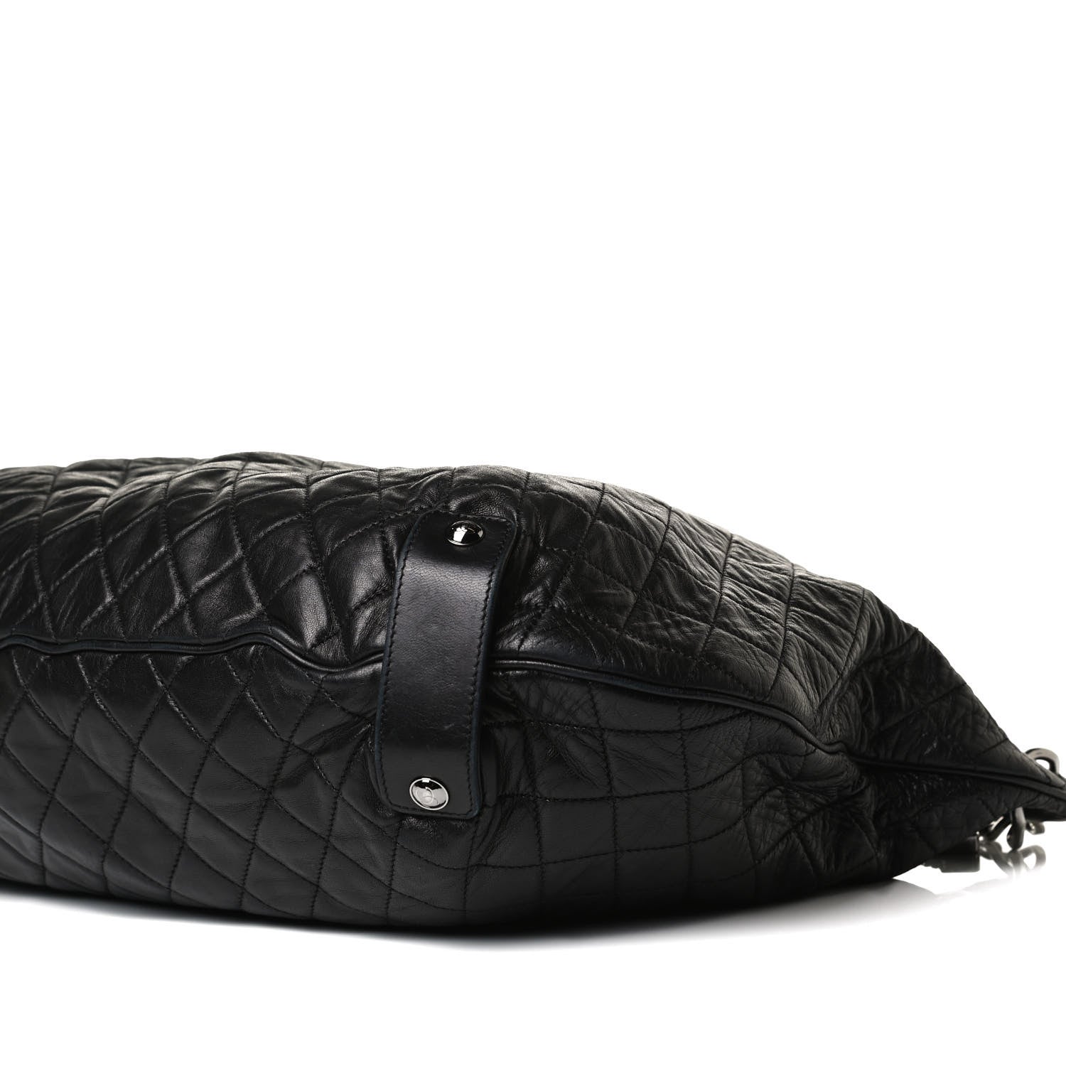 Chanel Lambskin Large Chain Mail Hobo Black 10 of 20