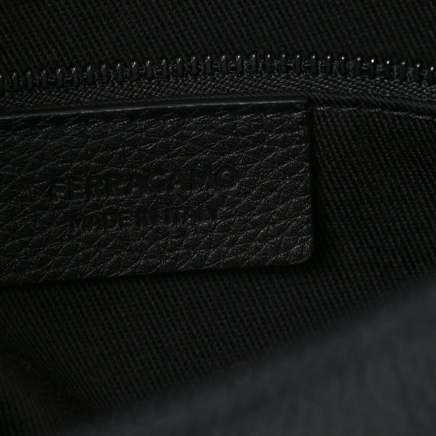 Calfskin Gancini Twins Slouchy Crossbody Bag Black