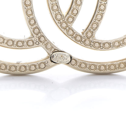 Chanel Crystal CC Brooch Gold 4 of 5