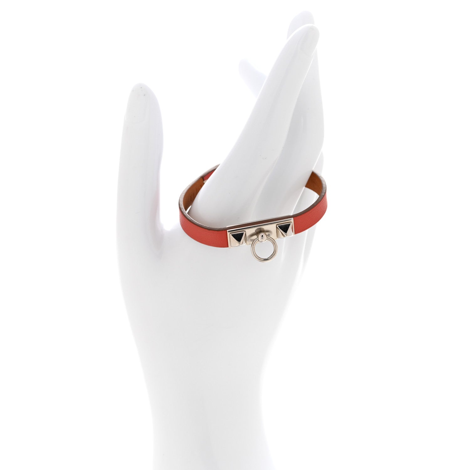 Hermes Swift Micro Rivale Bracelet XS Sanguine 2 of 9
