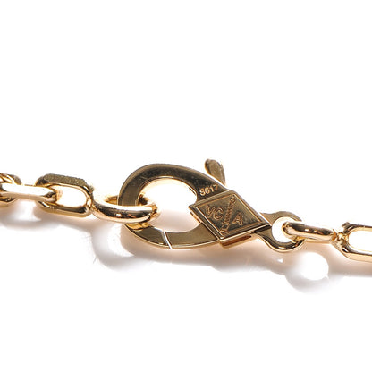 Van Cleef & Arpels 18K Yellow Gold 10 Motifs Vintage Alhambra Necklace 4 of 4