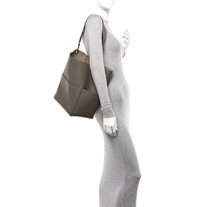 Celine Soft Grained Calfskin Sangle Bucket Bag Taupe 2 of 12