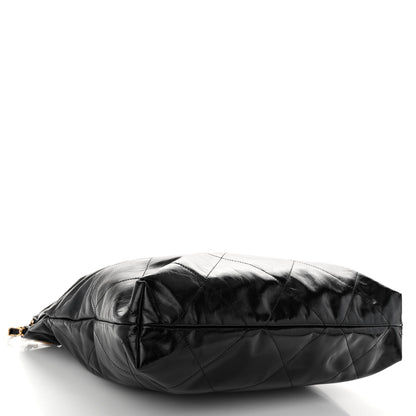 Chanel Shiny Calfskin Quilted Chanel 22 Black 5 of 11
