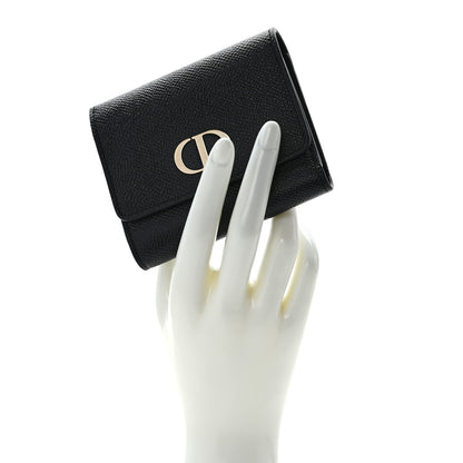 Christian Dior Calfskin 30 Montaigne Wallet Black 2 of 6