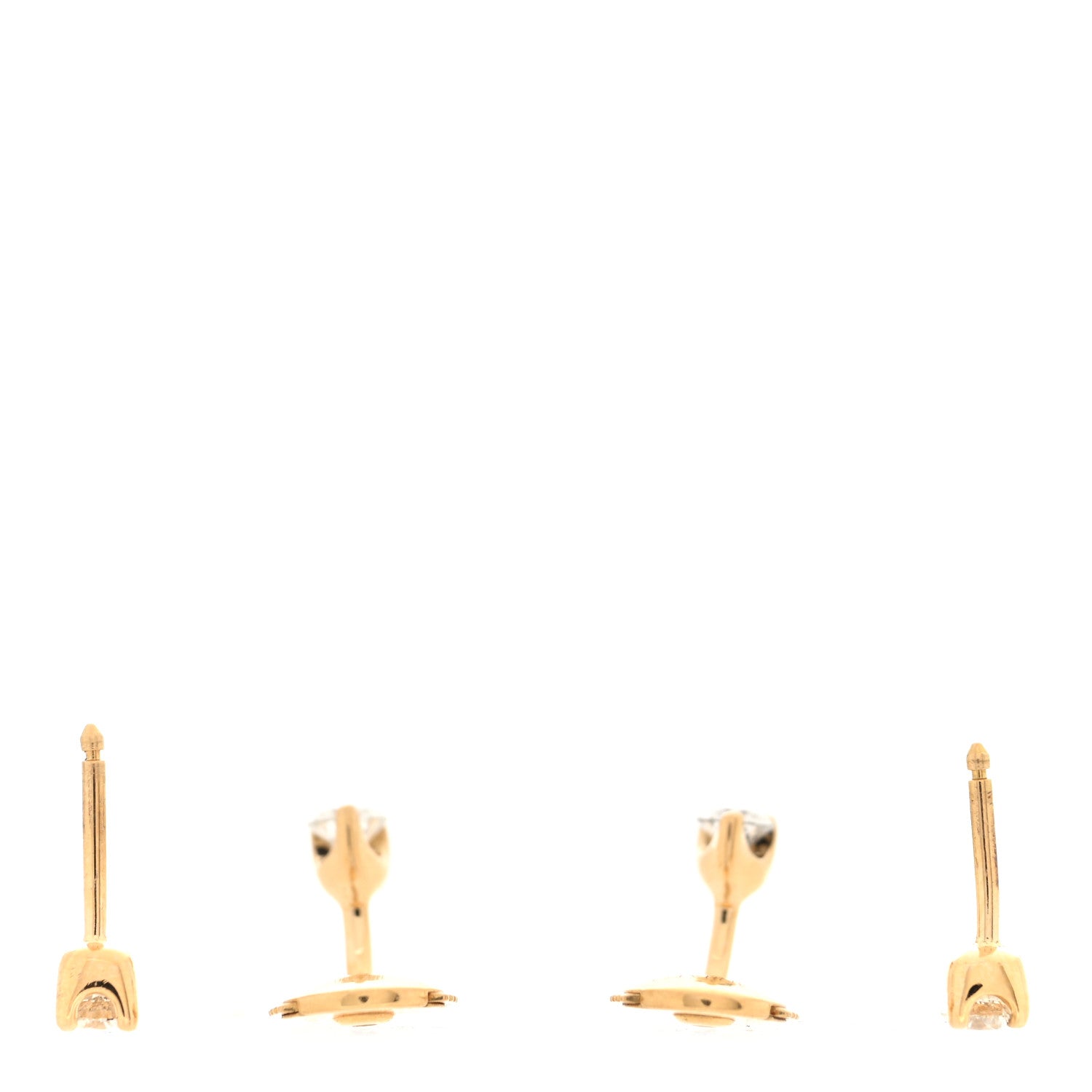 Anita Ko 18K Yellow Gold Diamond Orbit Earrings 3 of 5