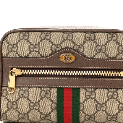 Gucci GG Supreme Monogram Web Small Ophidia Belt Bag 85 34 Dark Brown 9 of 11
