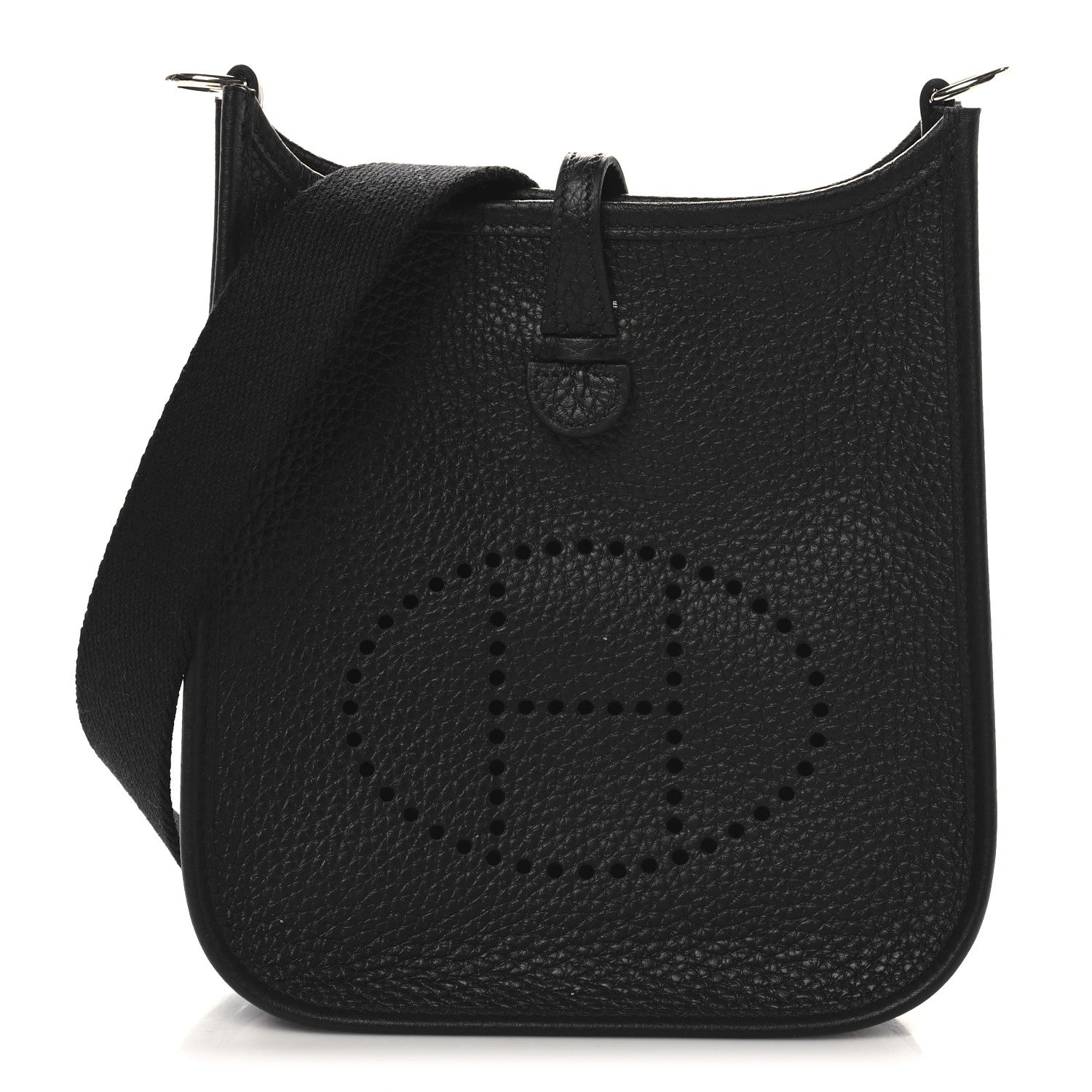Hermes Taurillon Clemence Evelyne TPM Black 1 of 11
