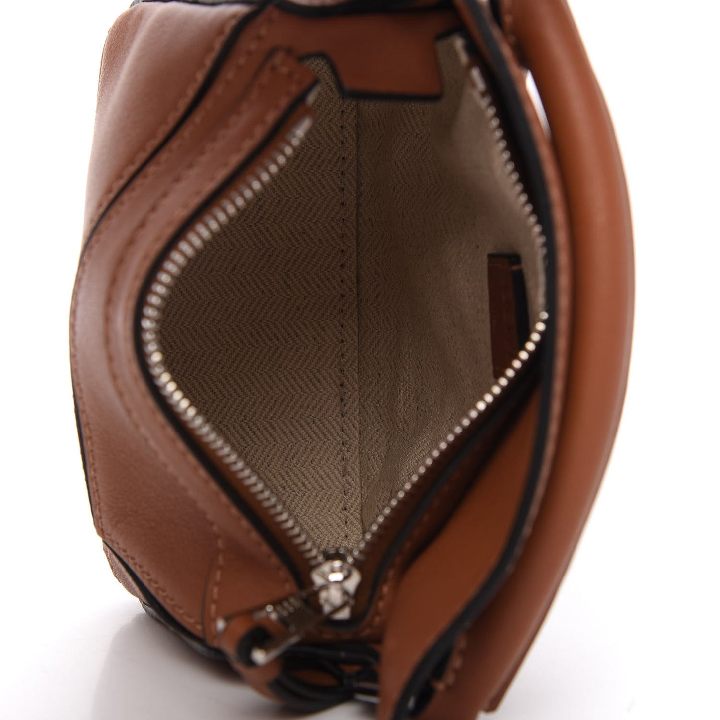 Calfskin Nano Puzzle Bag Tan
