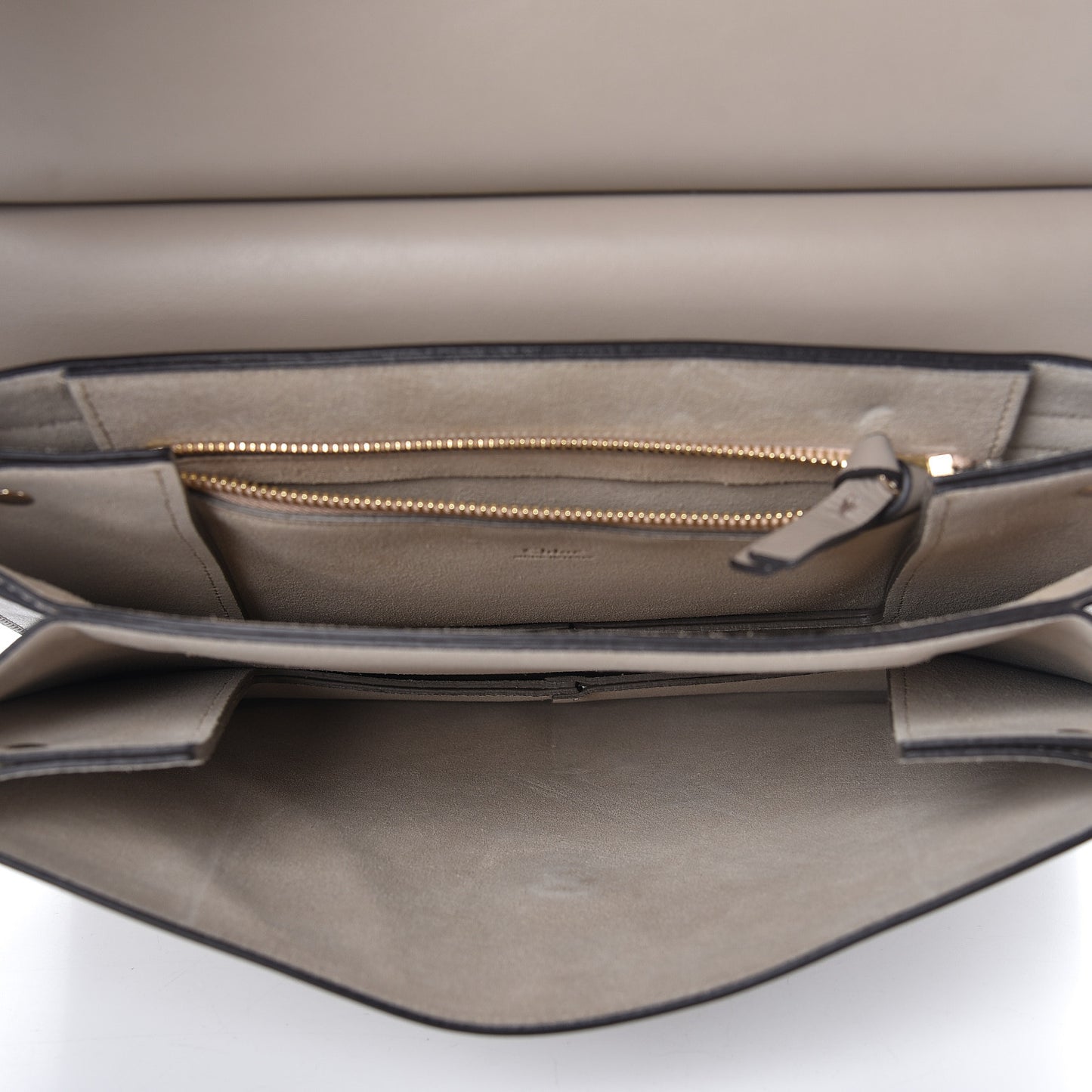 Calfskin Suede Medium Faye Shoulder Bag Motty Grey