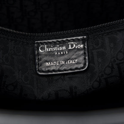 Christian Dior Lambskin Embossed Cannage Large Lady Dior Black 6 of 11