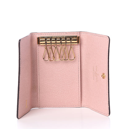 Louis Vuitton Damier Ebene Multicles 6 Key Holder Rose Ballerine 4 of 6